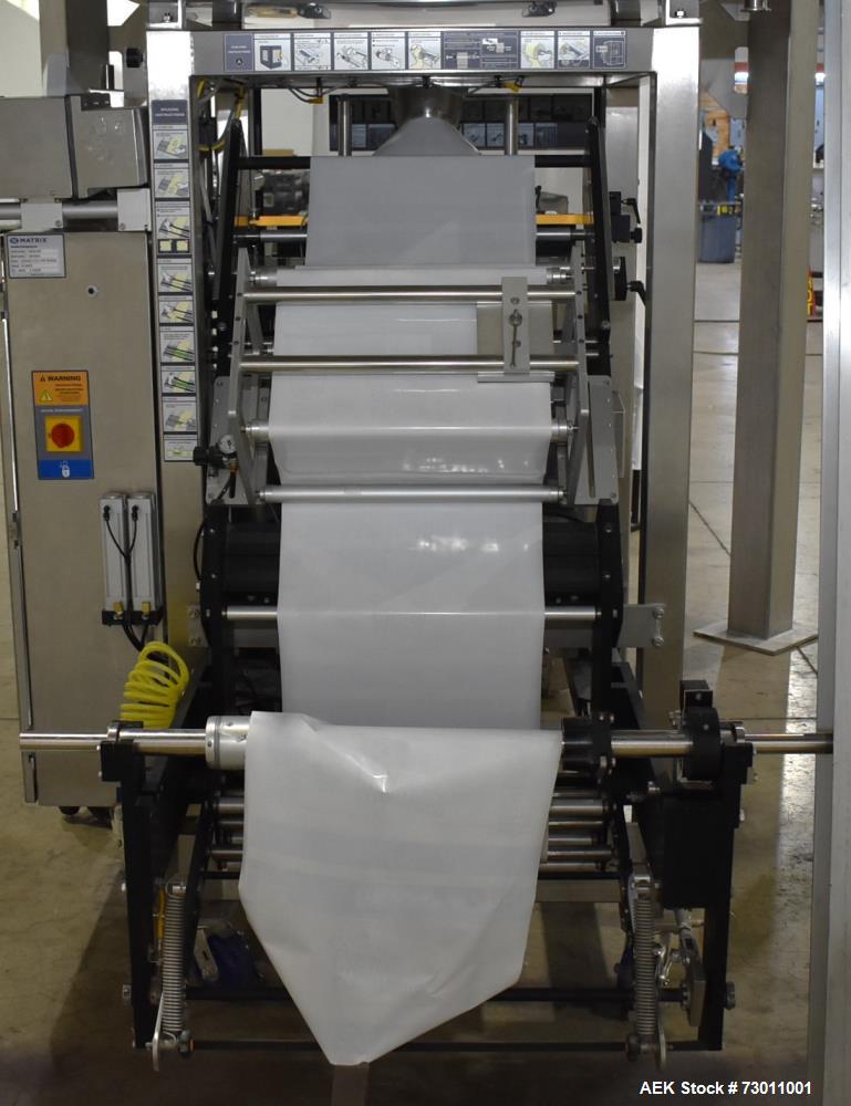 Used Matrix Mercury Vertical Form Fill Seal (VFFS) Packaging System – Complete Line