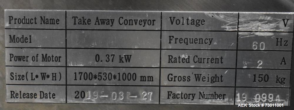 Used Matrix Mercury Vertical Form Fill Seal (VFFS) Packaging System – Complete Line