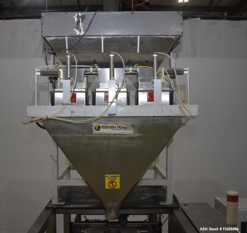 Buy a used Matrix Pro Series 20135R vertical form fill seal machine. High-speed packaging for dry goods. Includes scale. Contact us today!