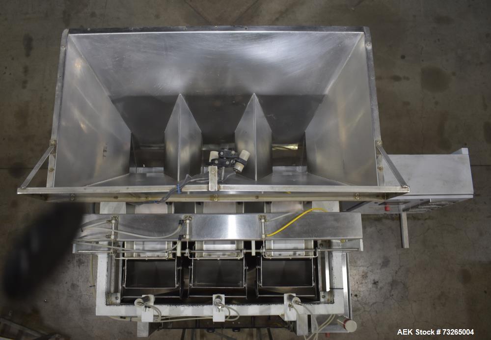 Buy a used Matrix Pro Series 20135R vertical form fill seal machine. High-speed packaging for dry goods. Includes scale. Contact us today!