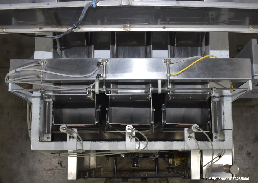 Buy a used Matrix Pro Series 20135R vertical form fill seal machine. High-speed packaging for dry goods. Includes scale. Contact us today!