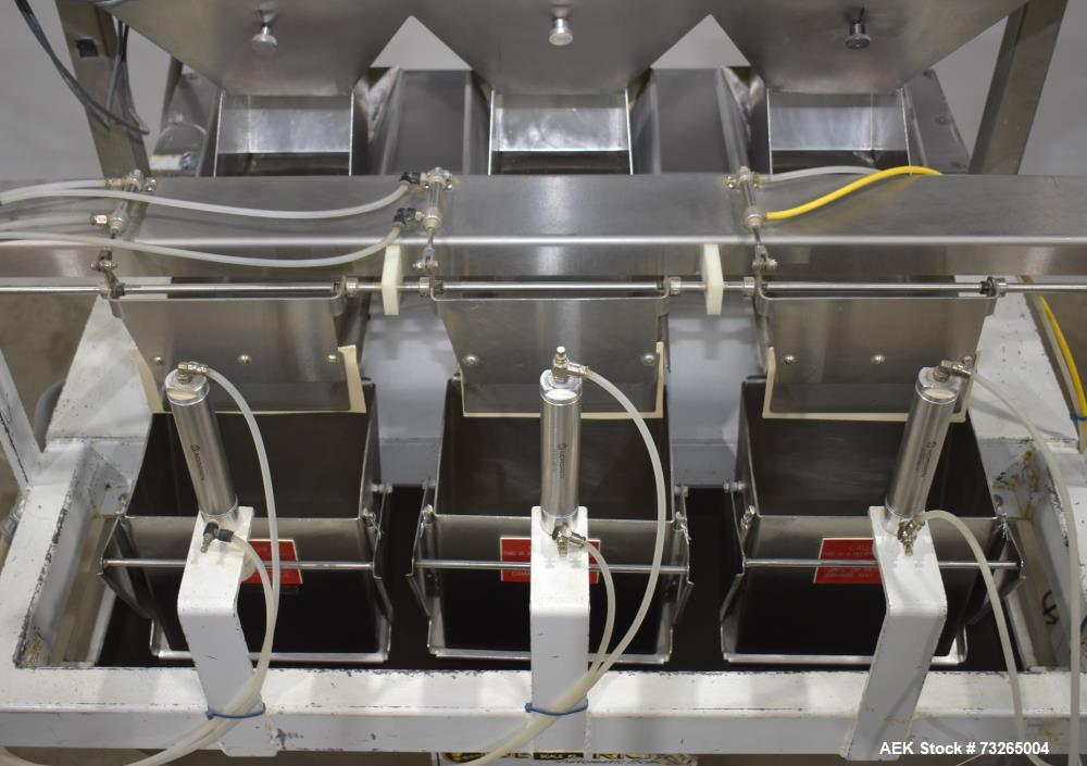 Buy a used Matrix Pro Series 20135R vertical form fill seal machine. High-speed packaging for dry goods. Includes scale. Contact us today!