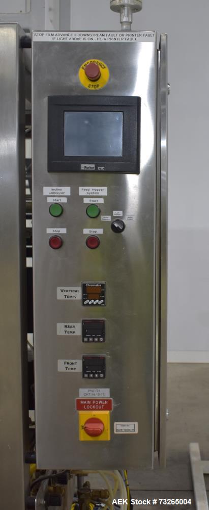 Buy a used Matrix Pro Series 20135R vertical form fill seal machine. High-speed packaging for dry goods. Includes scale. Contact us today!