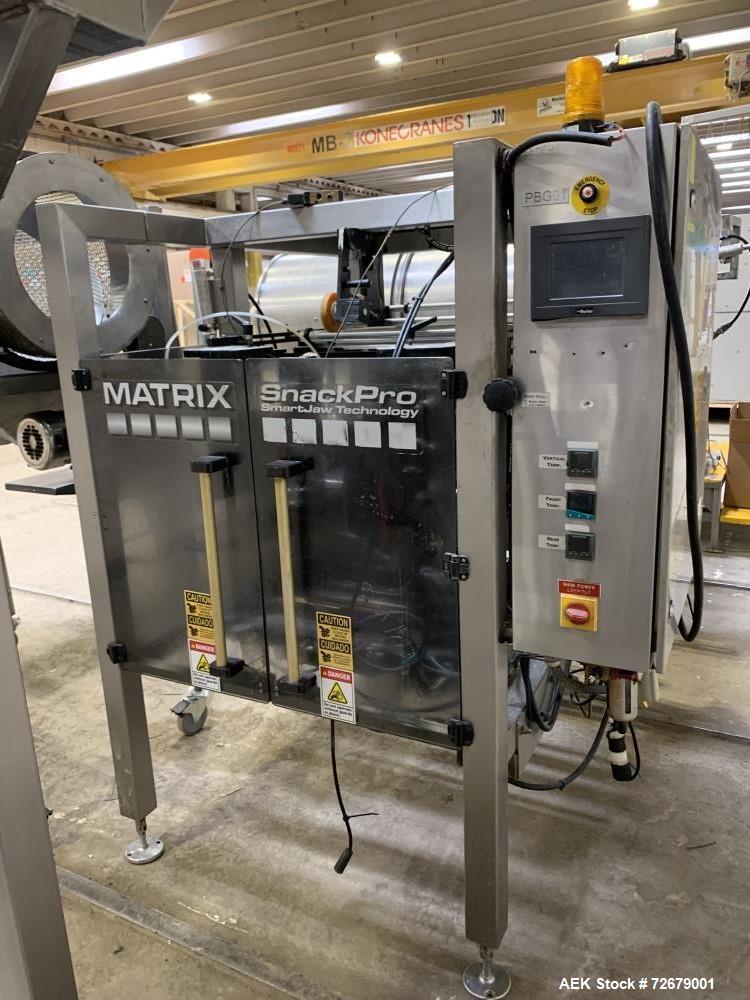 Used Matrix Packaging Model Snackpro Vertical Form, Fill and Seal Line for Popco