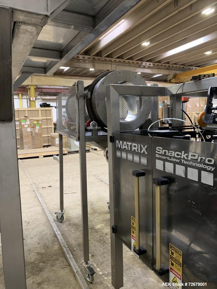 Used Matrix Packaging Model Snackpro Vertical Form, Fill and Seal Line for Popco
