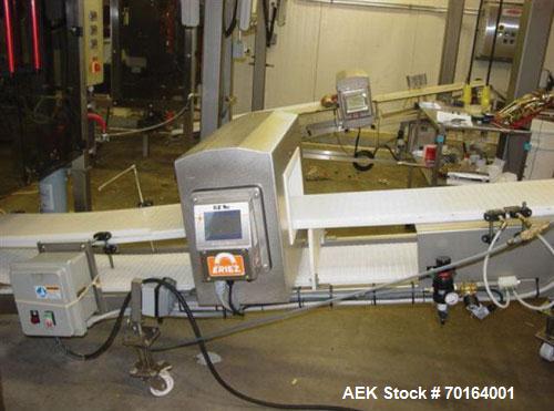Used Matrix Pro Model 201823WP Vertical Form Fill Seal Machine capable of speeds up to 120 bags per minute. Max Bag Size: 18" wide x 23" long. Washdown with Vibrato ERIEZ serial number 176282-2 vibra...