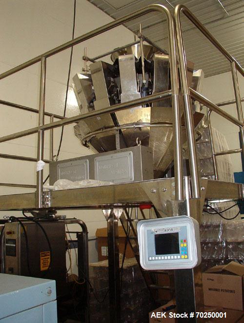 Used Matrix  Pro Model 916 Stainless Steel Vertical Form Fill and Seal Machine