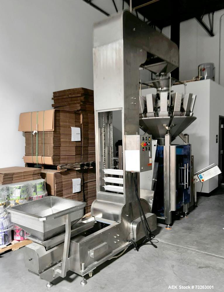 Used Plan-It-Packaging MARS Compak Vertical Form Fill & Seal (VFFS) Machine with Combination Scale