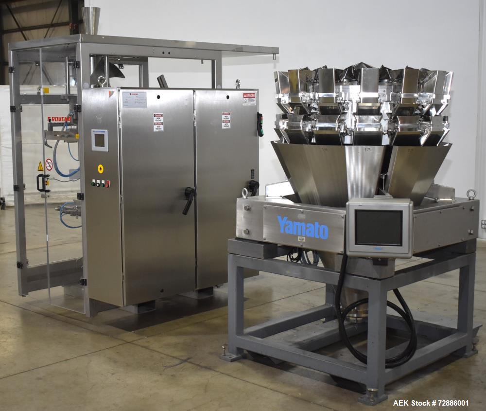 Used Rovema VPI-260 Vertical Form Fill Seal Machine 120 PPM