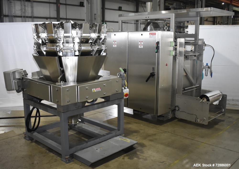 Used Rovema VPI-260 Vertical Form Fill Seal Machine 120 PPM