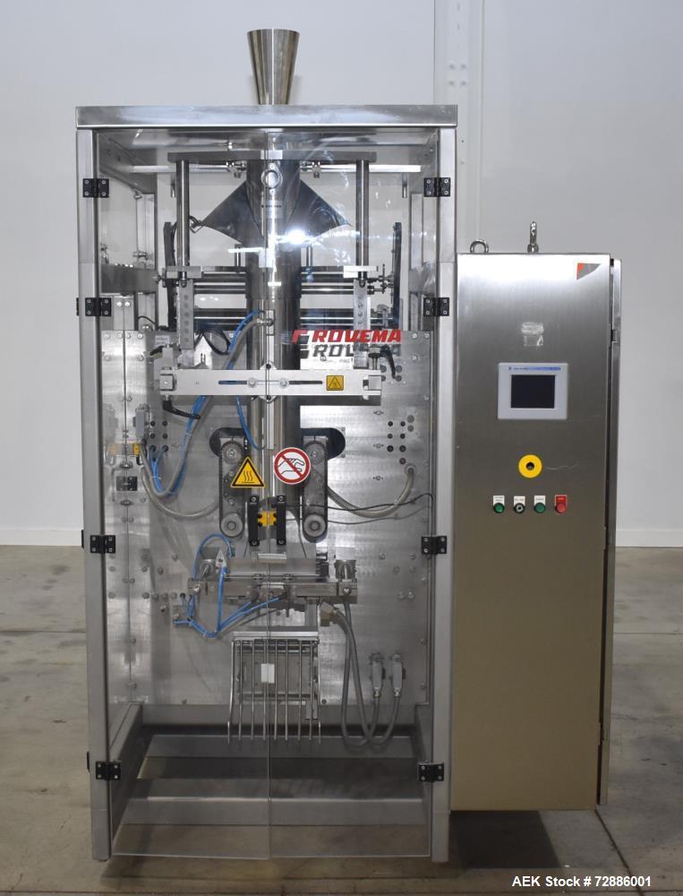 Used Rovema VPI-260 Vertical Form Fill Seal Machine 120 PPM