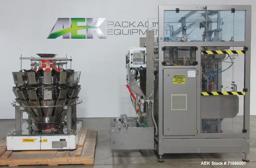 Used Rovema Model VPK 260 Stabilo Quad Seal Vertical Form Fill And Seal Machine
