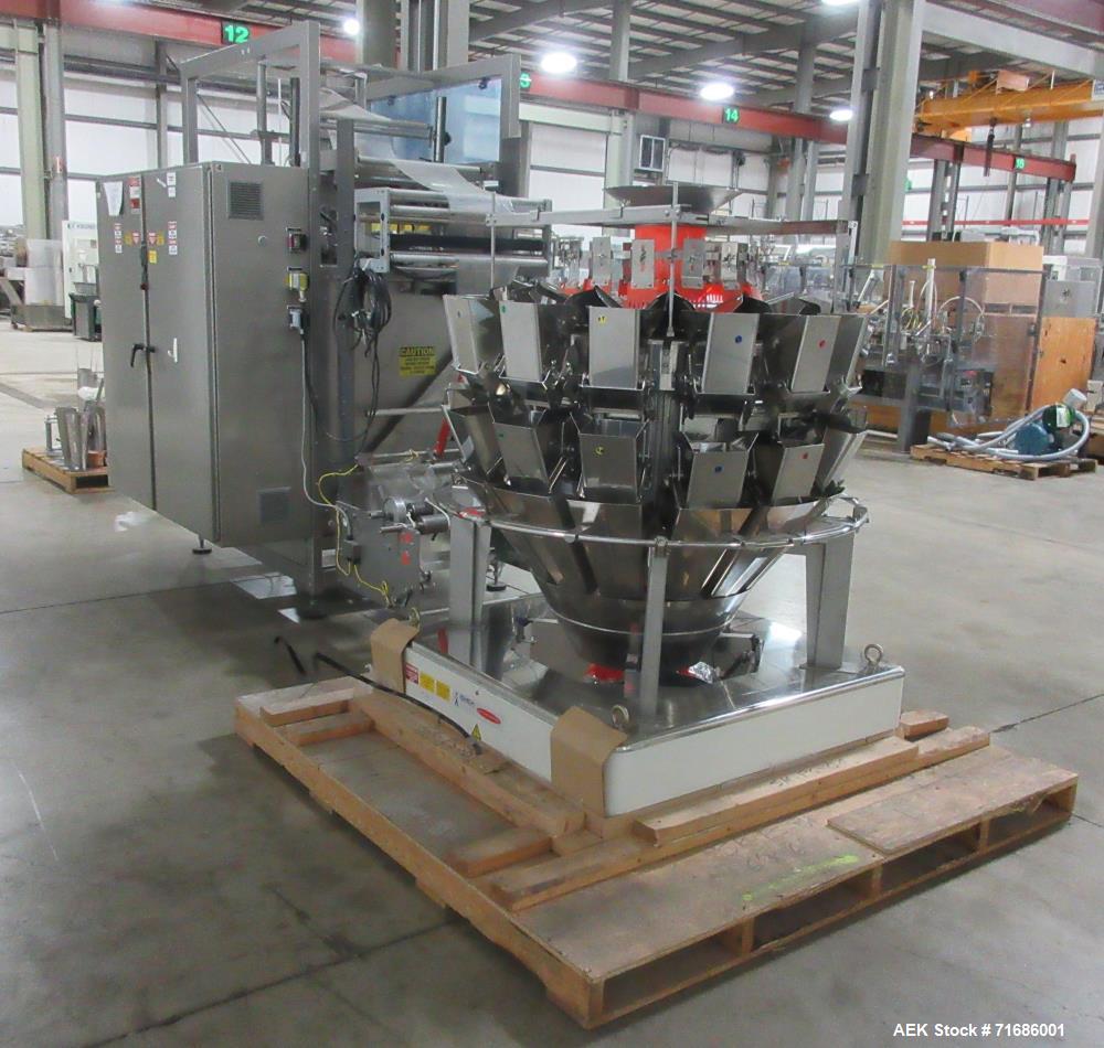 Used Rovema Model VPK 260 Stabilo Quad Seal Vertical Form Fill And Seal Machine
