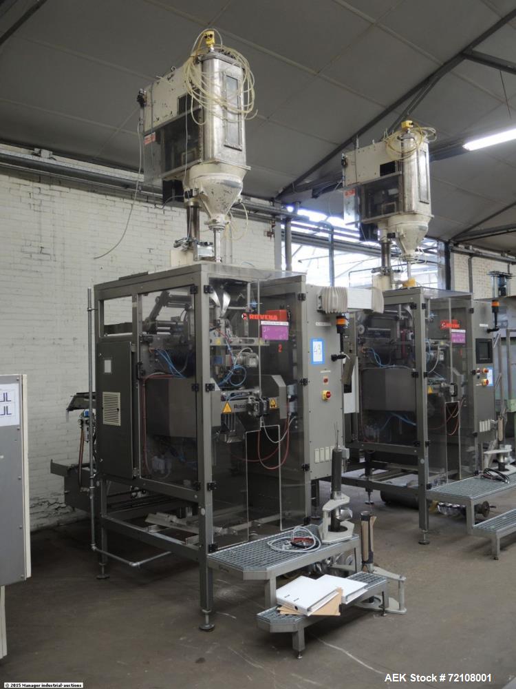 Used- Rovema Model VPK 260 Stabilo Quad Seal Vertical Form Fill and Seal Machine