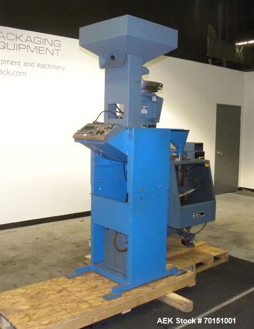 Used Sigma Systems Filmstar Series Vertical Form Fill and Seal Packaging Machine, Model V. Capable of speeds up to 120 bags per minute. Polyethylene material,web width 5 to 15. Bag sizes from 2 wide ...