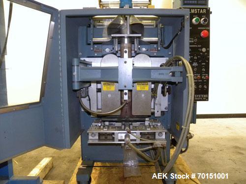Used Sigma Systems Filmstar Series Vertical Form Fill and Seal Packaging Machine, Model V. Capable of speeds up to 120 bags per minute. Polyethylene material,web width 5 to 15. Bag sizes from 2 wide ...