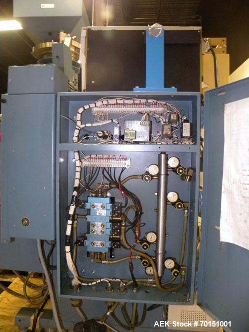 Used Sigma Systems Filmstar Series Vertical Form Fill and Seal Packaging Machine, Model V. Capable of speeds up to 120 bags per minute. Polyethylene material,web width 5 to 15. Bag sizes from 2 wide ...