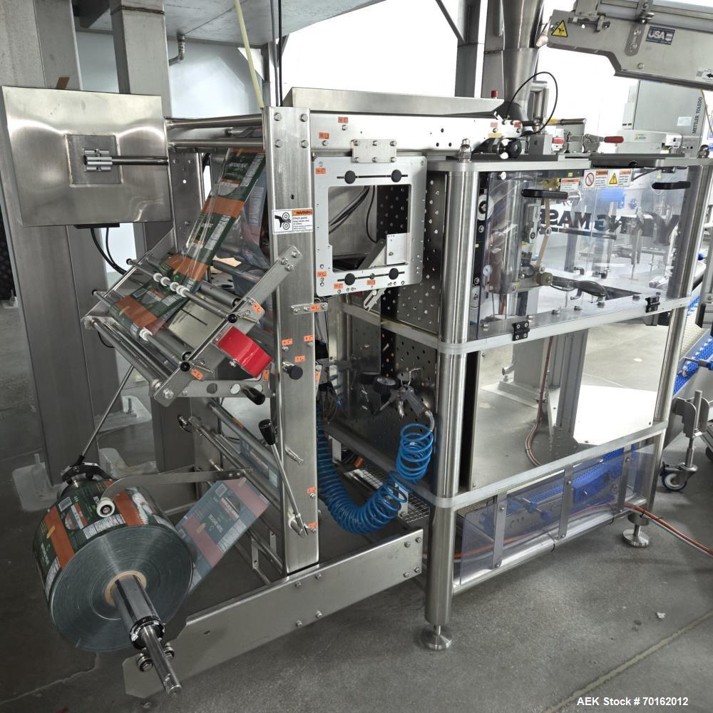 Used Viking Masek Velocity Vertical Form Fill Seal Bagger with Yamato Scale – 300 BPM
