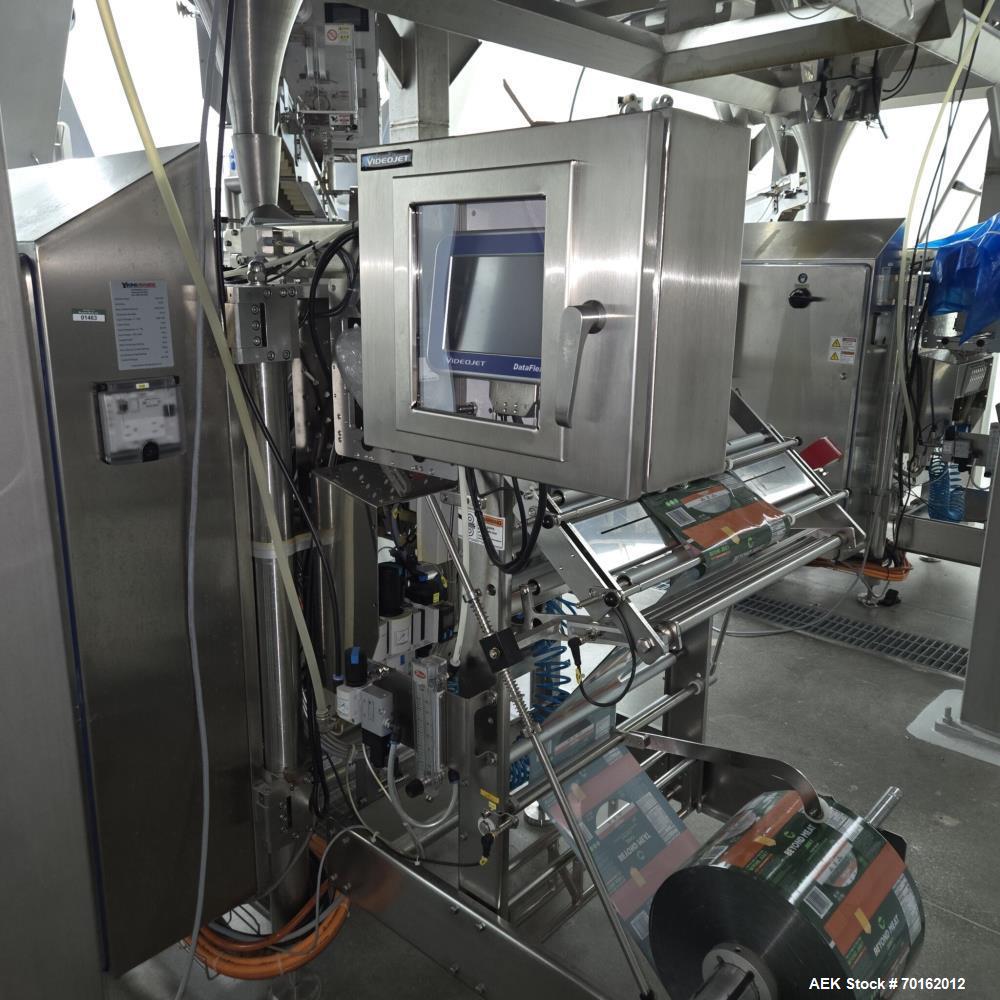 Used Viking Masek Velocity Vertical Form Fill Seal Bagger with Yamato Scale – 300 BPM