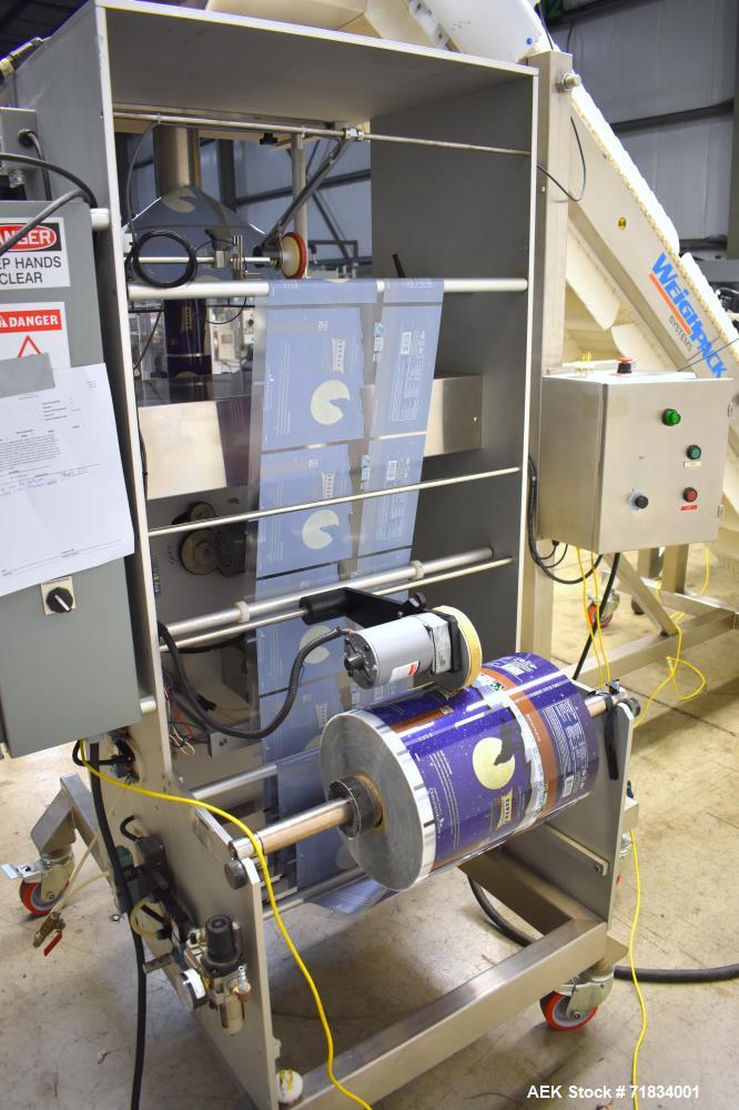 Used WeighPack Systems Model Vertek 1150 Vertical Form and Fill Machine