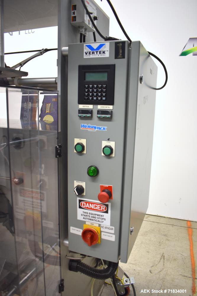 Used- WeighPack Systems Model Vertek 1150 Vertical Form and Fill Machine