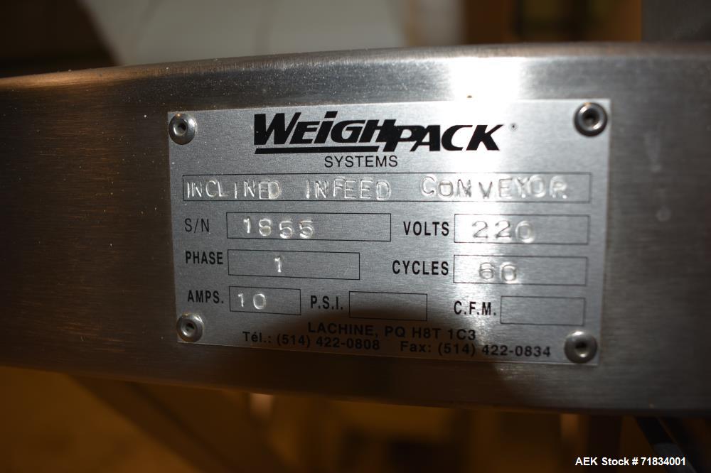 Used WeighPack Systems Model Vertek 1150 Vertical Form and Fill Machine