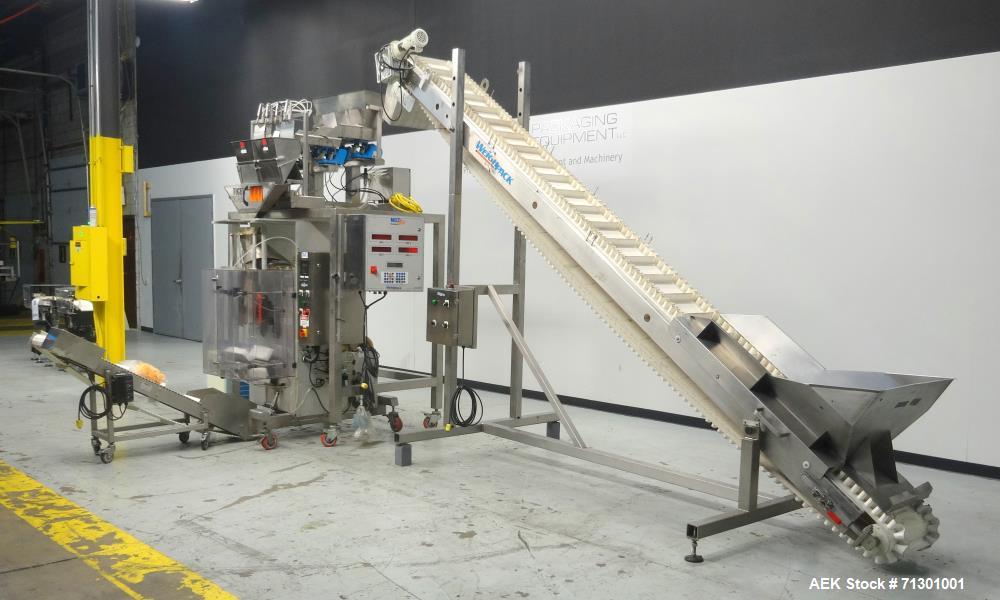 Used WeighPack Systems Model Vertek 1150 Vertical Form Fill and Seal Machine