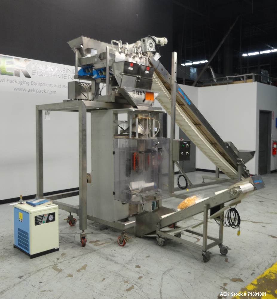 Used WeighPack Systems Model Vertek 1150 Vertical Form Fill and Seal Machine