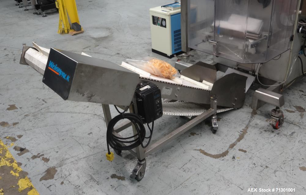 Used WeighPack Systems Model Vertek 1150 Vertical Form Fill and Seal Machine