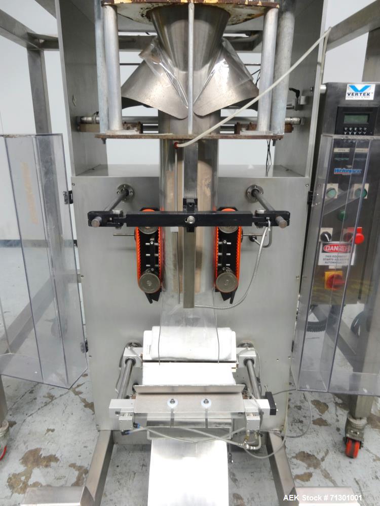 Used WeighPack Systems Model Vertek 1150 Vertical Form Fill and Seal Machine