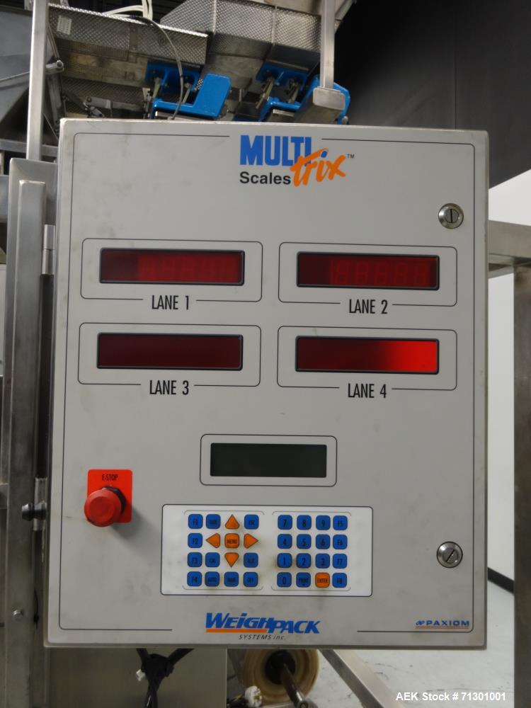 Used WeighPack Systems Model Vertek 1150 Vertical Form Fill and Seal Machine