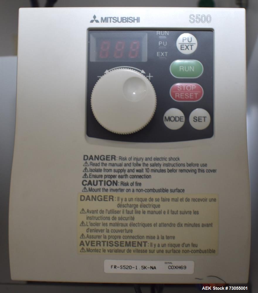 Used- WeighPack Systems Model Vertek 1150 Vertical Form and Fill Machine with 10 Head RadPAk Moderl RW10-C Combination Scale...