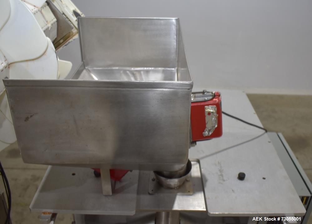 Used- WeighPack Systems Model Vertek 1150 Vertical Form and Fill Machine with 10 Head RadPAk Moderl RW10-C Combination Scale...
