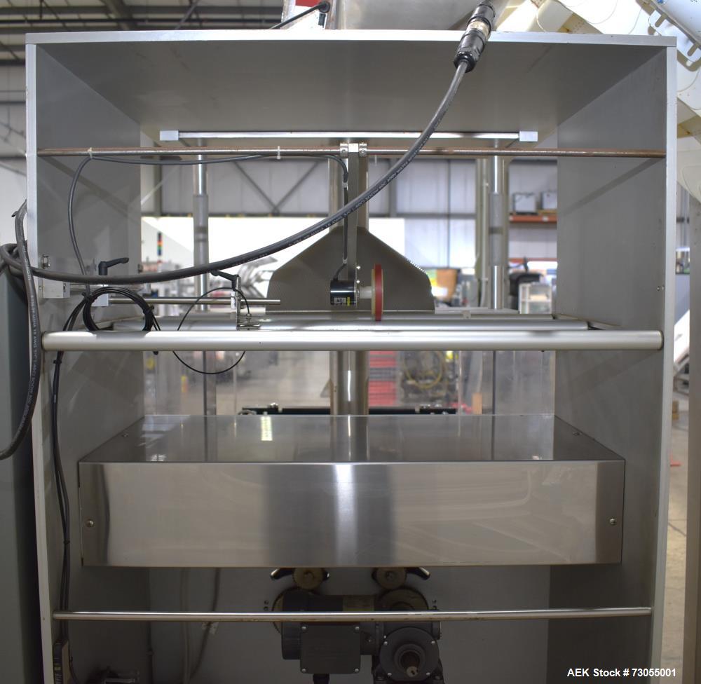 Used- WeighPack Systems Model Vertek 1150 Vertical Form and Fill Machine with 10 Head RadPAk Moderl RW10-C Combination Scale...