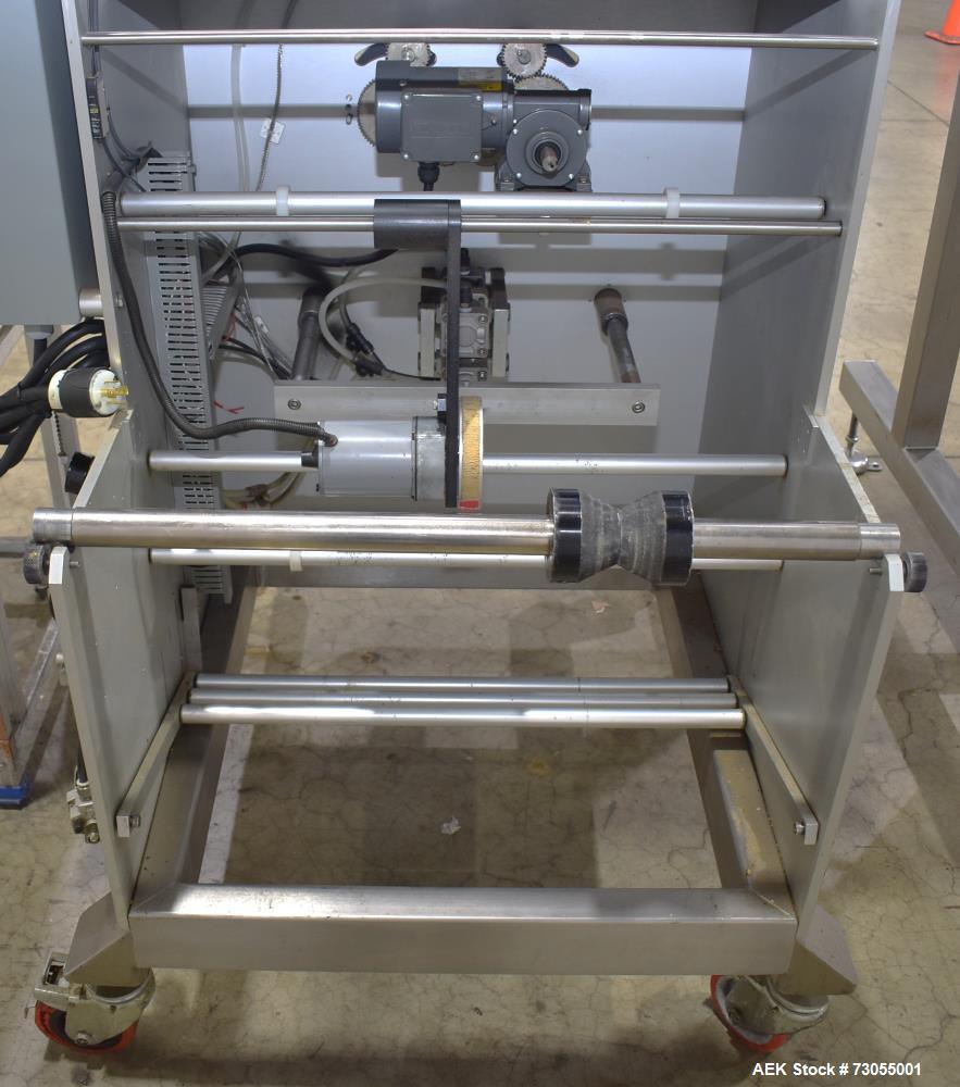 Used- WeighPack Systems Model Vertek 1150 Vertical Form and Fill Machine with 10 Head RadPAk Moderl RW10-C Combination Scale...