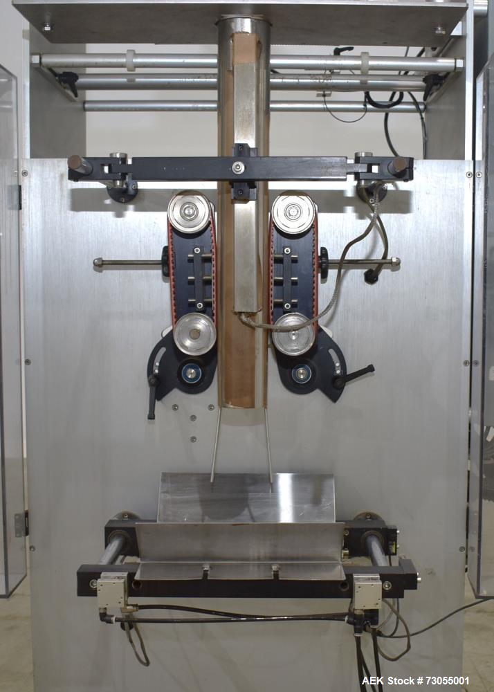 Used- WeighPack Systems Model Vertek 1150 Vertical Form and Fill Machine with 10 Head RadPAk Moderl RW10-C Combination Scale...