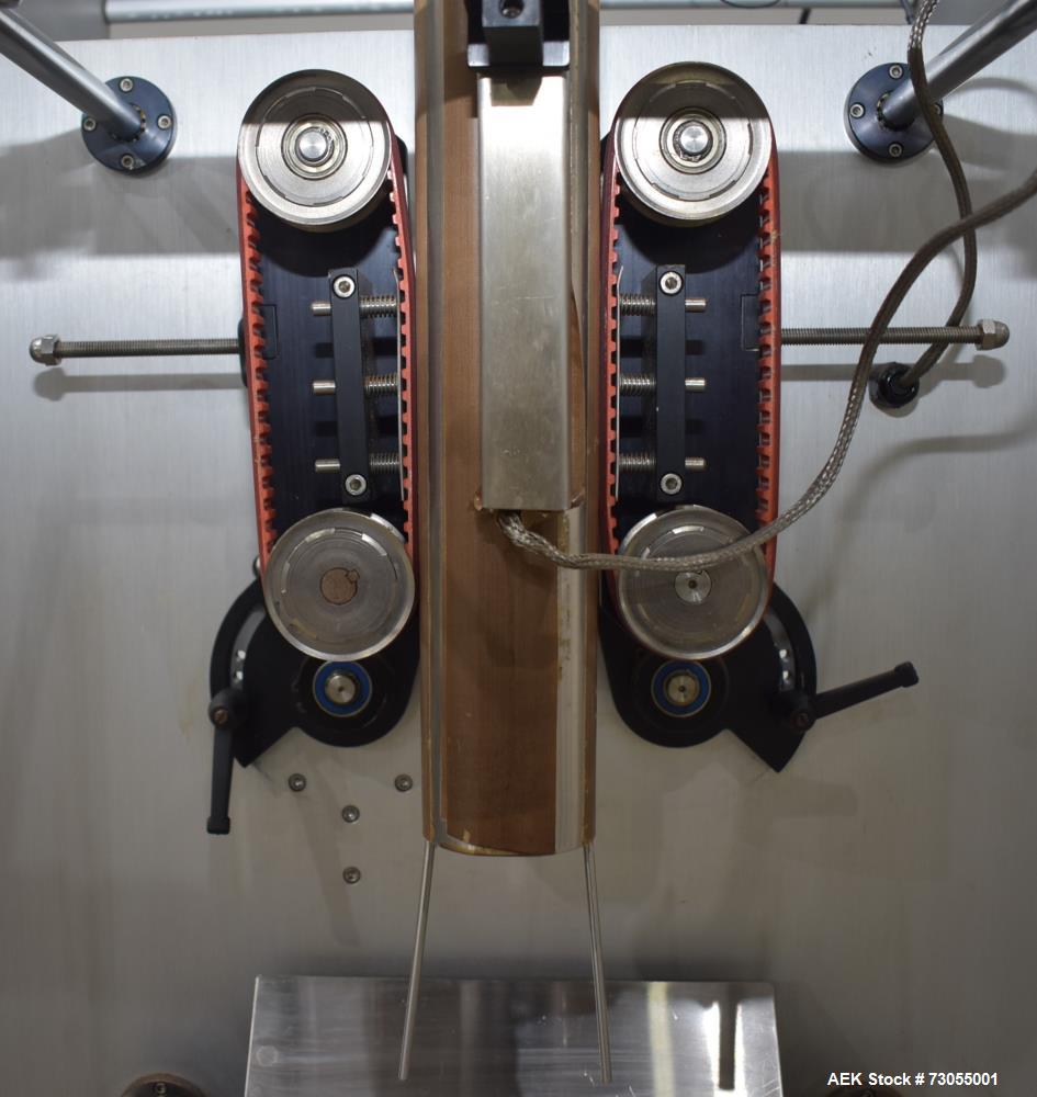 Used- WeighPack Systems Model Vertek 1150 Vertical Form and Fill Machine with 10 Head RadPAk Moderl RW10-C Combination Scale...