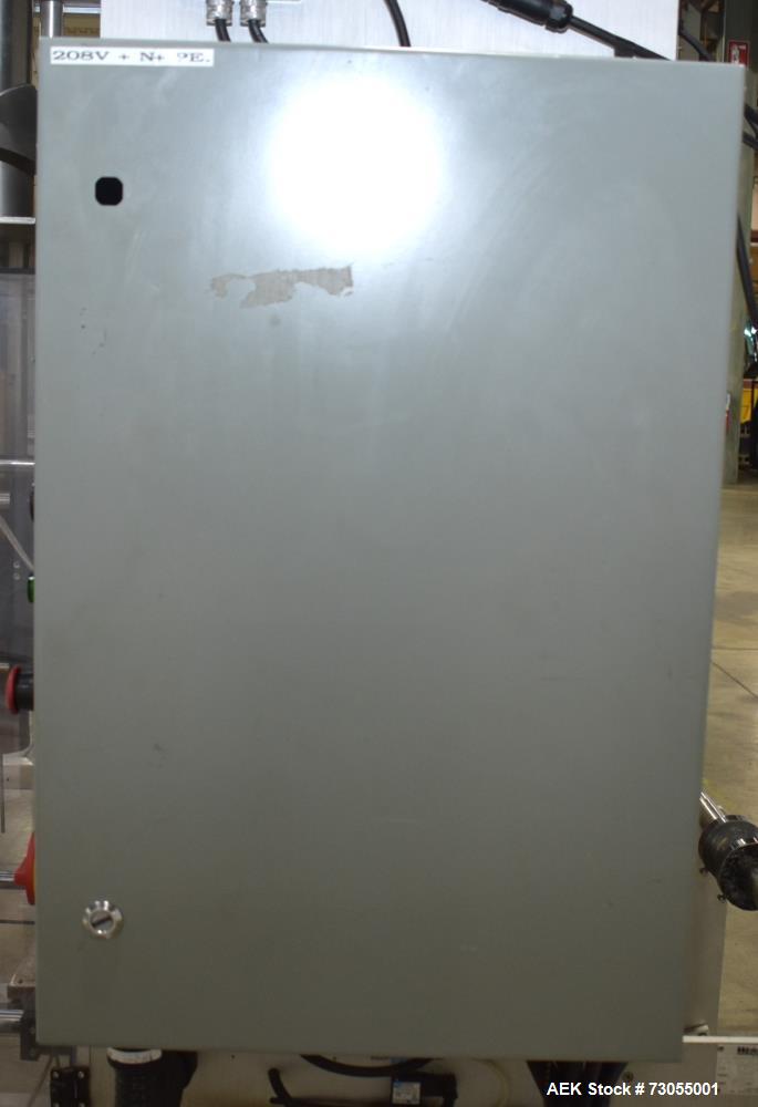 Used- WeighPack Systems Model Vertek 1150 Vertical Form and Fill Machine with 10 Head RadPAk Moderl RW10-C Combination Scale...