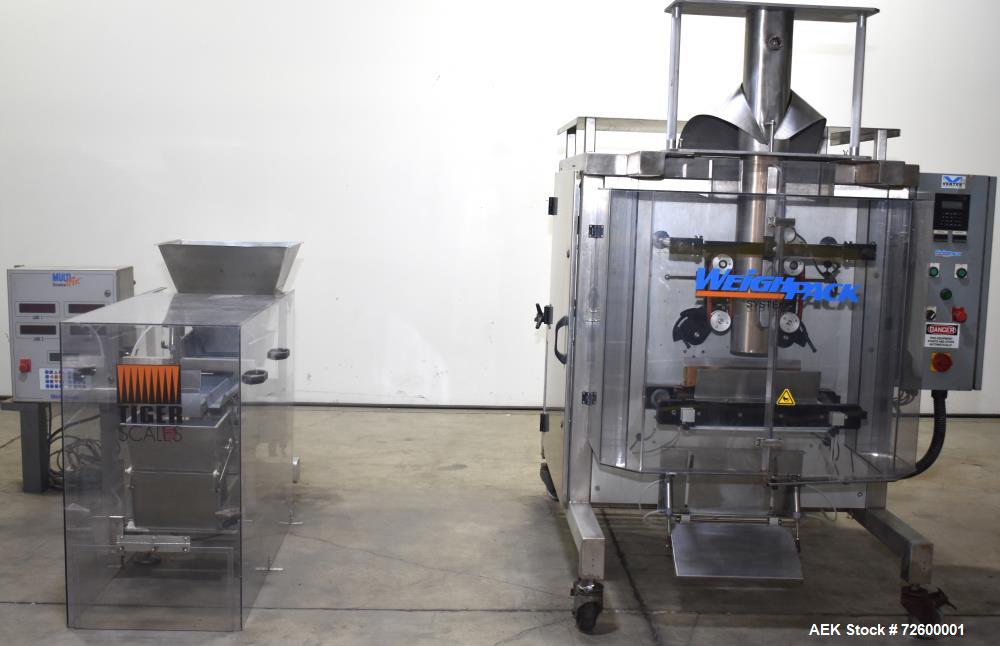 Used- Weighpack Model Vertek 1600 Vertical Form Fill & Seal Packaging Machine