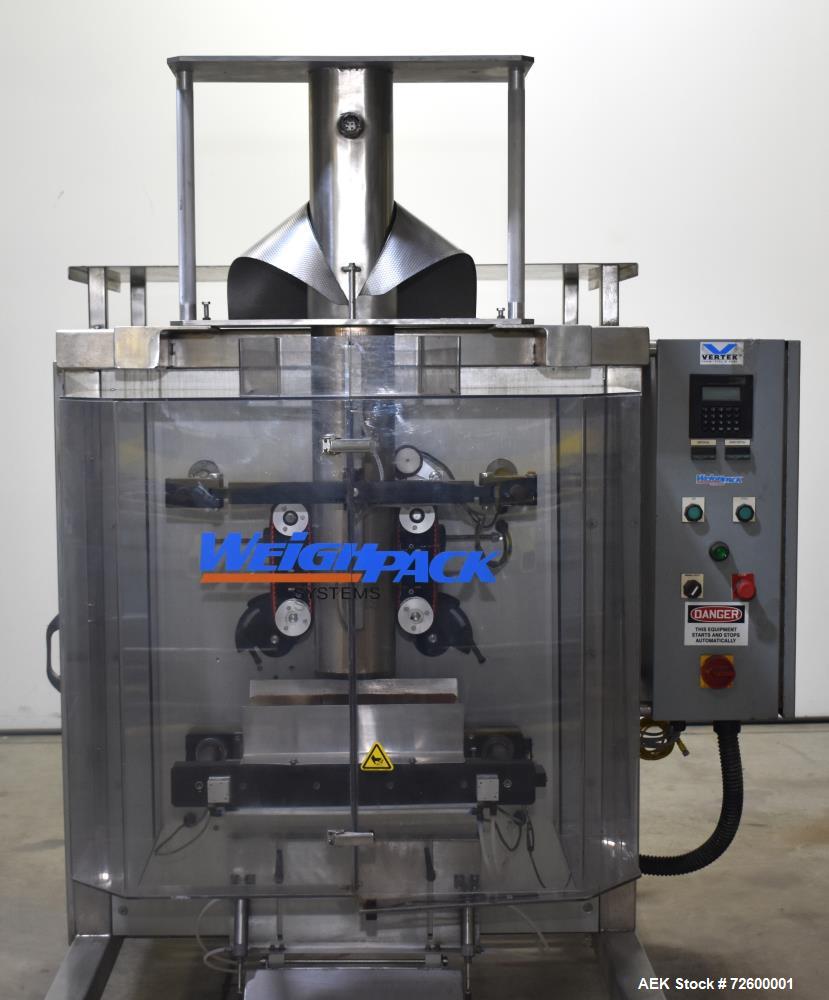 Used- Weighpack Model Vertek 1600 Vertical Form Fill & Seal Packaging Machine