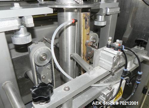 Used Weighpack Systems XPDIUS XP1200 Vertical Form Fill and Seal Machine. All Stainless Steel construction. Intermittent motion system is capable of speeds up to 90 bags per minute. Bag size range: w...