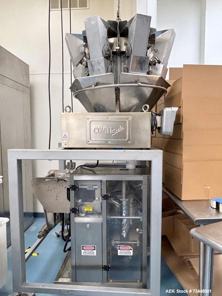 Used Weighpack Vertek Jr. VFFS Machine with Combiscale – Pillow Pouch, Gas Flush, 30 CPM