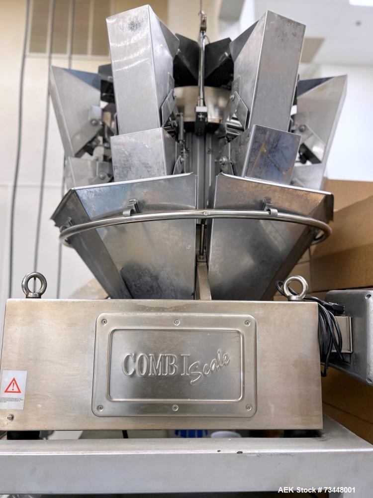 Used Weighpack Vertek Jr. VFFS Machine with Combiscale – Pillow Pouch, Gas Flush, 30 CPM