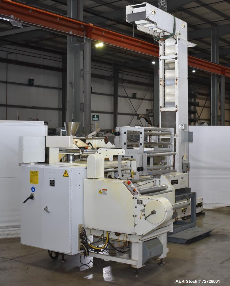 Used- Kliklok / Woodman Polaris II Bagmaker with Yamato Scale & Elevator. Woodman Vertical Form, Fill and Seal Machine, Mode...