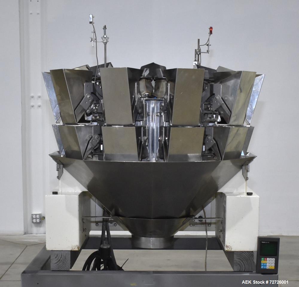 Used Kliklok Woodman Polaris II VFFS Bagmaker with Yamato Scale & Elevator