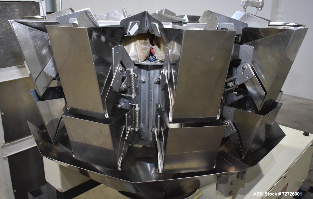 Used Kliklok Woodman Polaris II VFFS Bagmaker with Yamato Scale & Elevator