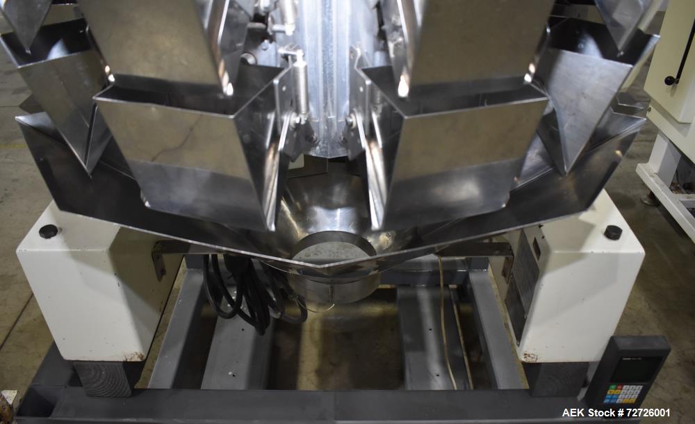Used Kliklok Woodman Polaris II VFFS Bagmaker with Yamato Scale & Elevator