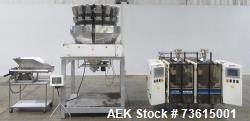Used Hayssen Ultima 8-16 HPR Twin Tube VFFS Bagger with Ishida 16 Head Scale