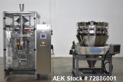 Used- Rovema Model VPI-260 Vertical Form Fill Seal Machine with Yamato Scale. Capable of speeds up to 120 PPM.  Bag Size Ran...