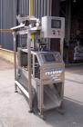 Used Jaguar M7000 single lane preform bag pouch filler and sealer capable of speeds up to 20 bags per minute. Bag range handling 4
